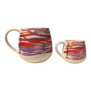 Starbucks 2016 watercolor mug and matching espresso cup